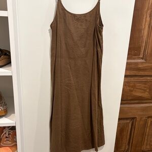 Eileen Fisher Brown Maxi Dress